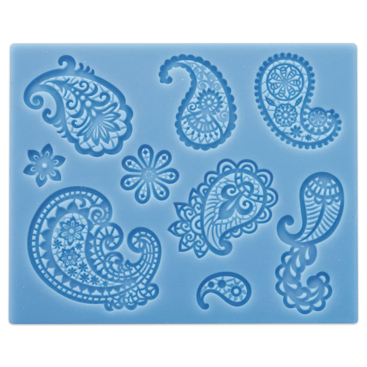 Universal Silikon- Dekormatte Ornament 8,2x10,3cm 9 Motive