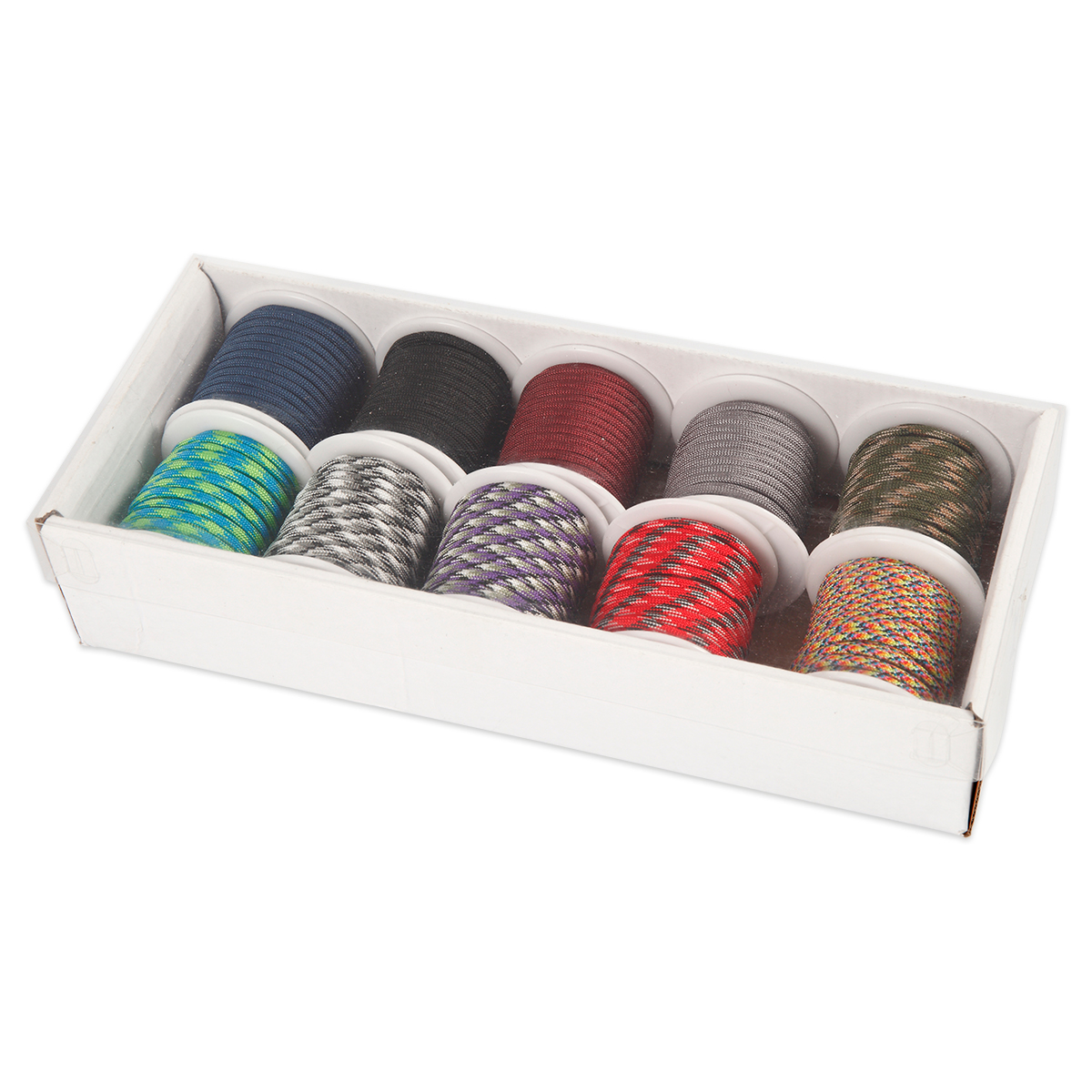 Makramee-Kordel flach Ø 5mm 10 St./Farben à 10m Makramee-Kordel flach Ø 5mm 10 St./Farben à 10m