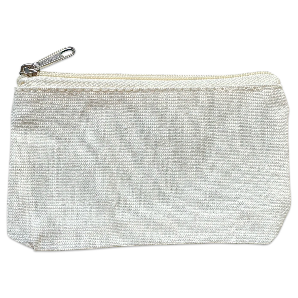 Geldbeutel mit Reißverschluss ca. 12x7x2,5cm natur