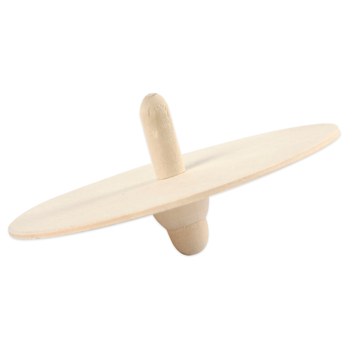 Kreisel Holz Ø 8cmx4cm natur