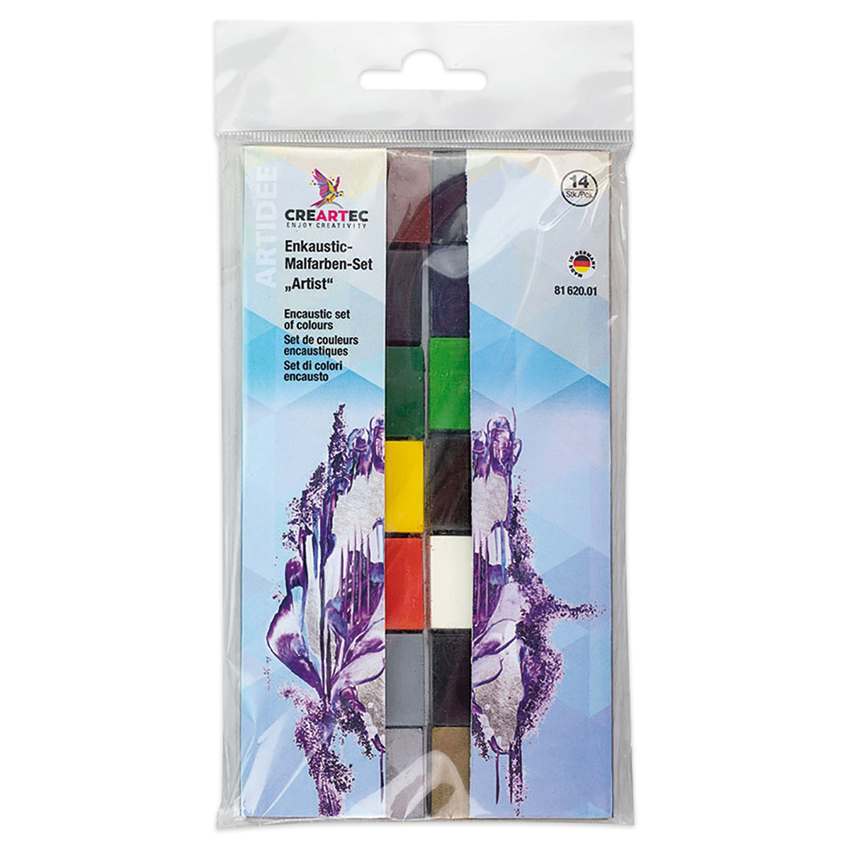 52681621G2Tp03QE4MKaI Enkaustik-Malfarben-Set 85mm 14 St. Artist
