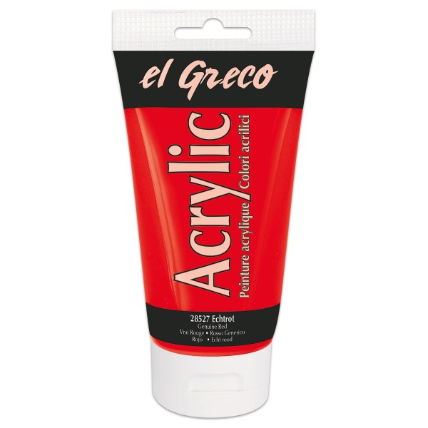 el Greco Acrylic 150ml echtrot