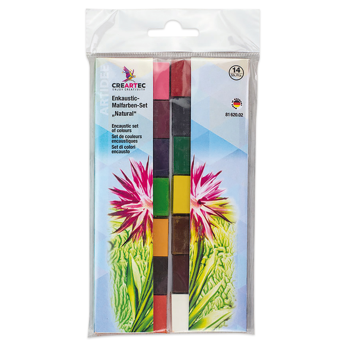 52681622xCLAfPJGaxdFV Enkaustik-Malfarben-Set 85mm 14 St. Natural