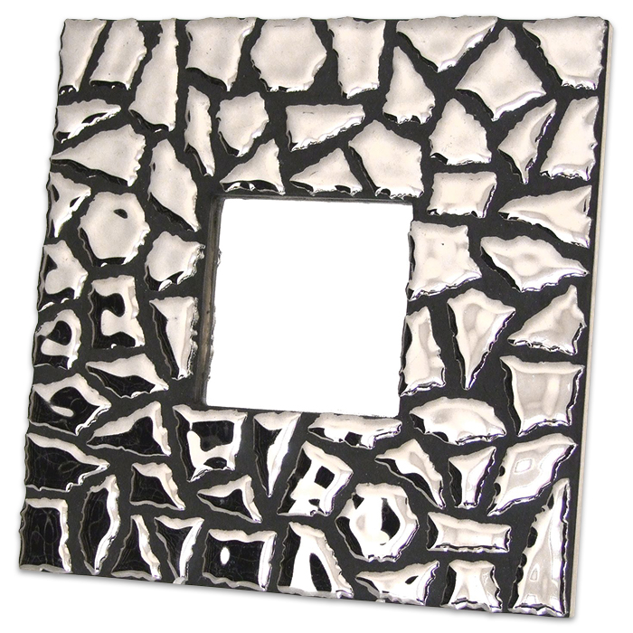 56603060_1 Flip-Keramik 2-6cm 750g ca. 65 Steine deluxe silberfarben
