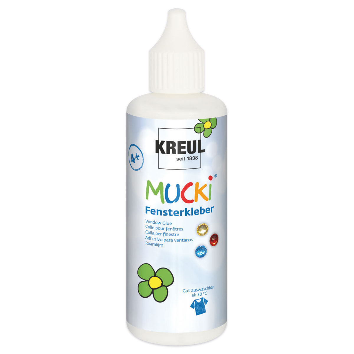 MUCKI Fensterkleber 80ml transparent