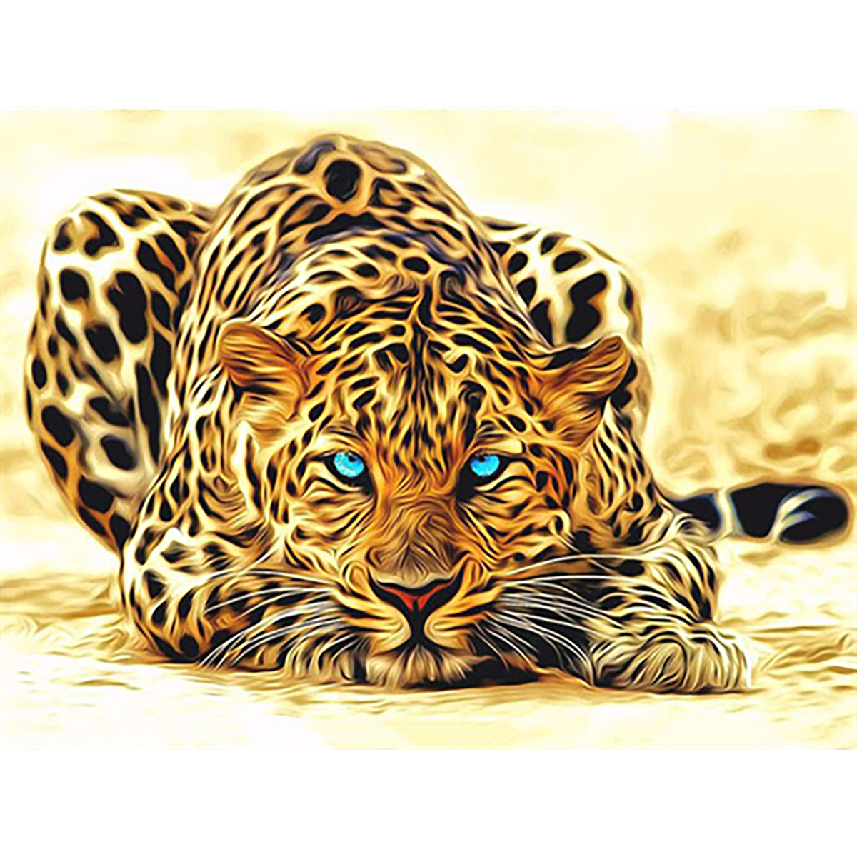 Diamond Painting 30x40cm Leopard