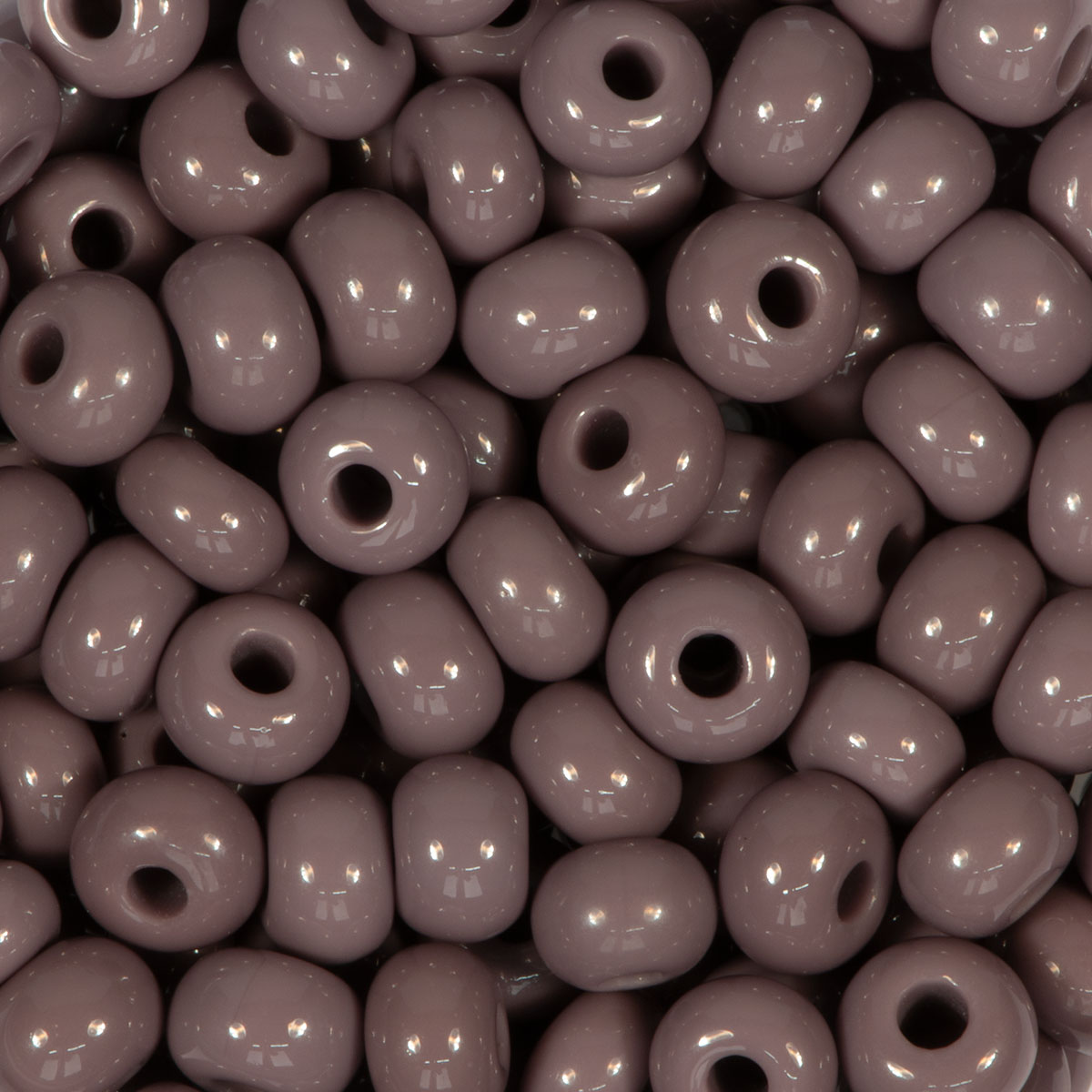 Rocailles satt glänzend 4,5mm 500g flieder