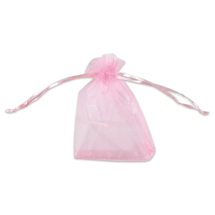 Organza-Säckchen 10x13cm hellrosa