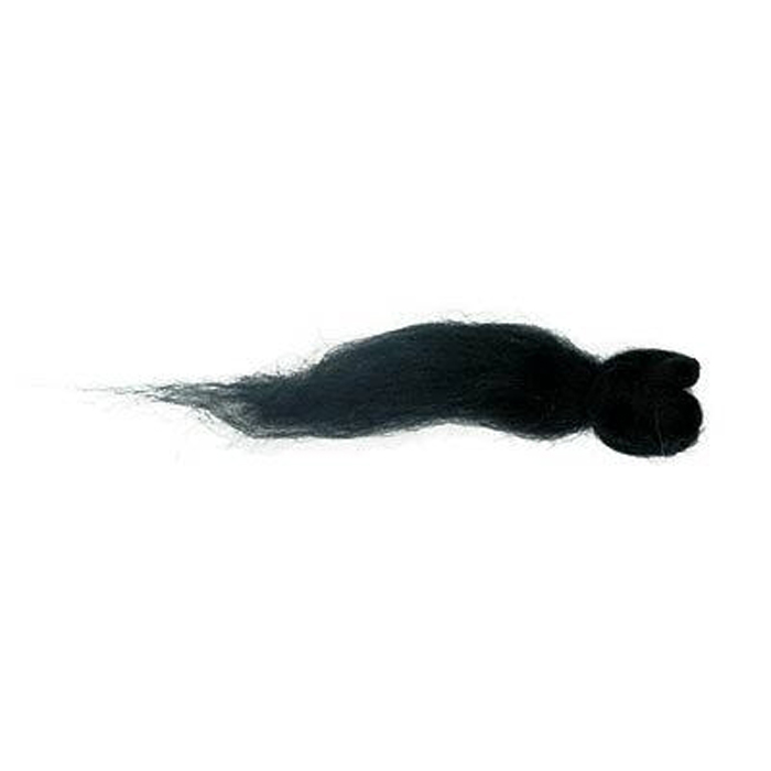 Kammzugwolle Merino 50g schwarz