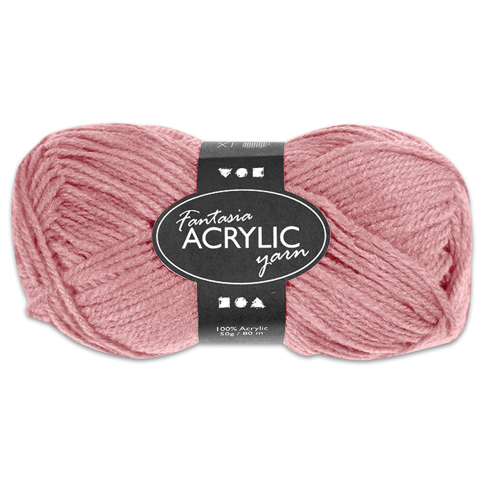 Fantasia Acryl-Wolle 50g hellrot