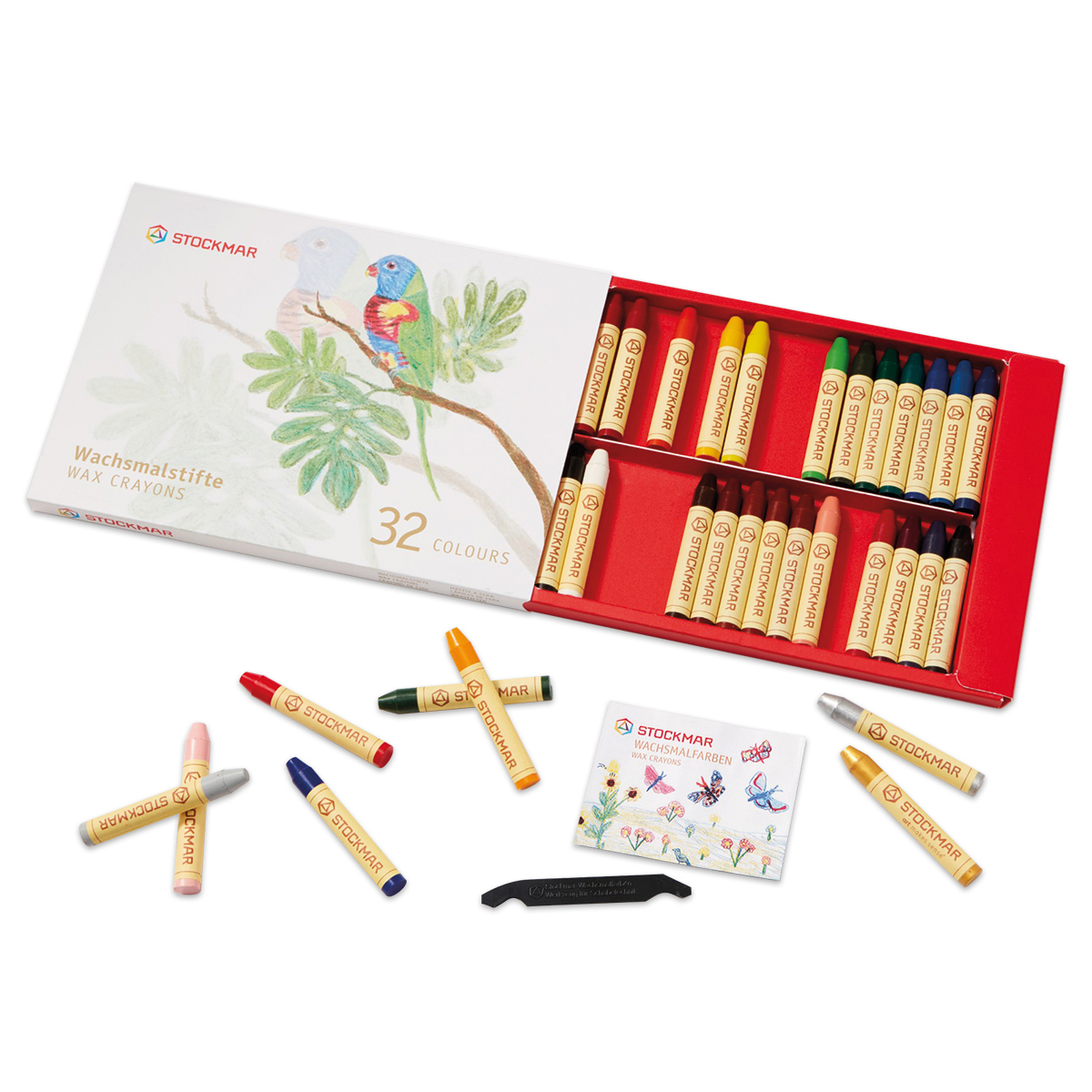 Stockmar Wachsmalkreiden 12x83mm 32 Farben
