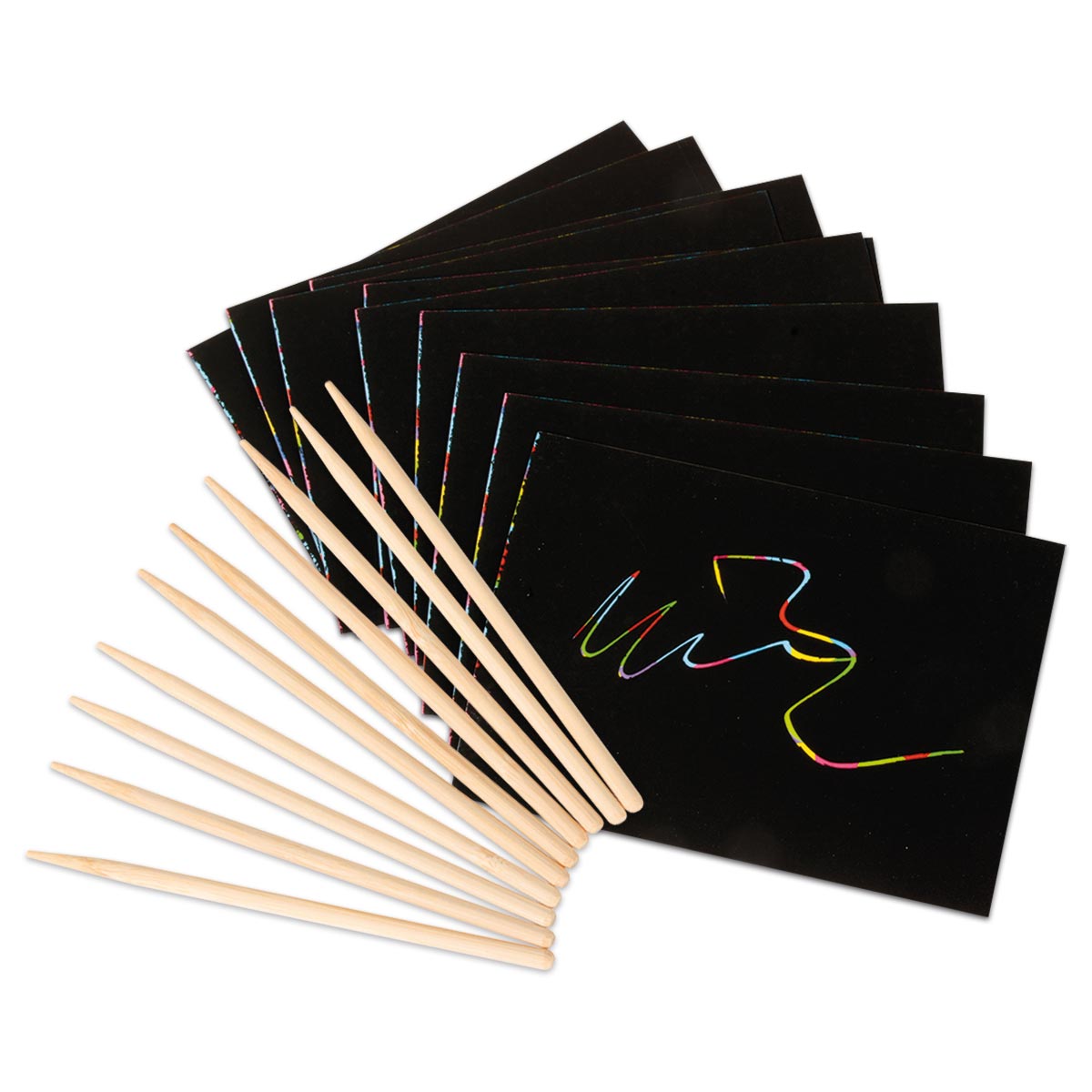 58830261R09zuJXoONprg Scratch Magic Kratzkartone 14x10cm 10 St.