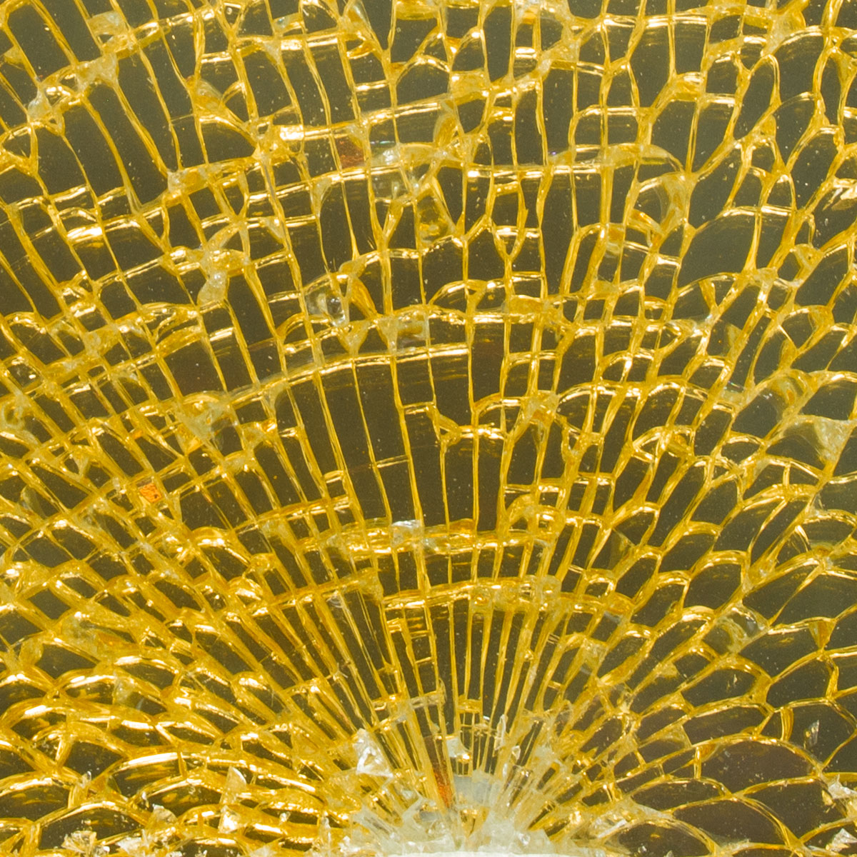 Safety-Glasplatte ca. 3mm 15x20cm gold-spiegel