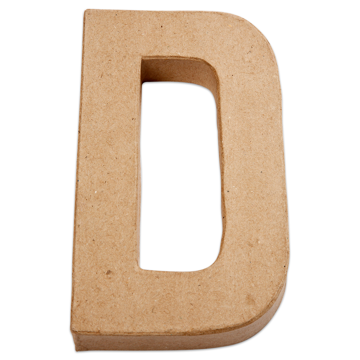 Buchstabe D Pappmaché ca. 200hx115bx25mm