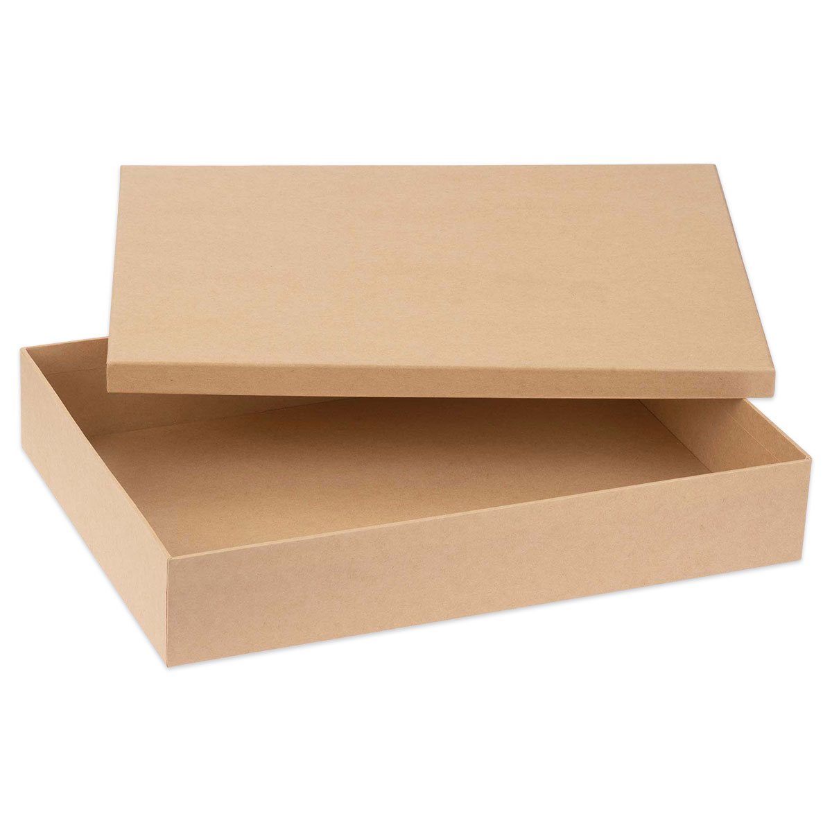 Pappbox rechteckig 24,7x34,7x6,4cm natur