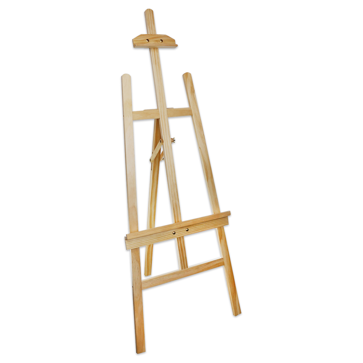 Atelierstaffelei Holz 140x54x42-73cm