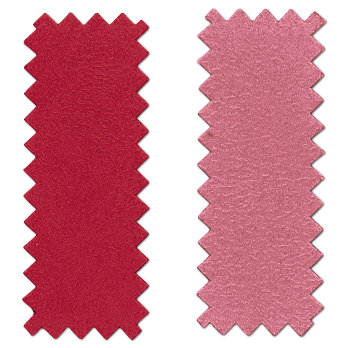 Doppelseitiger Samt ca. 1mm 50x70cm rot/hellrot