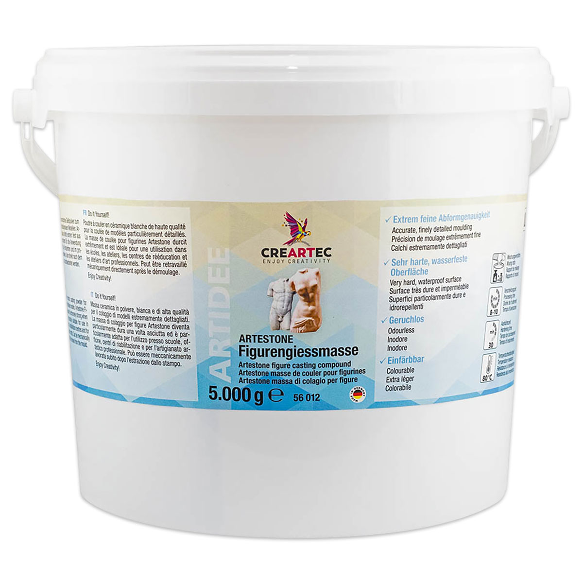 Artestone Figurengießmasse 5kg weiß