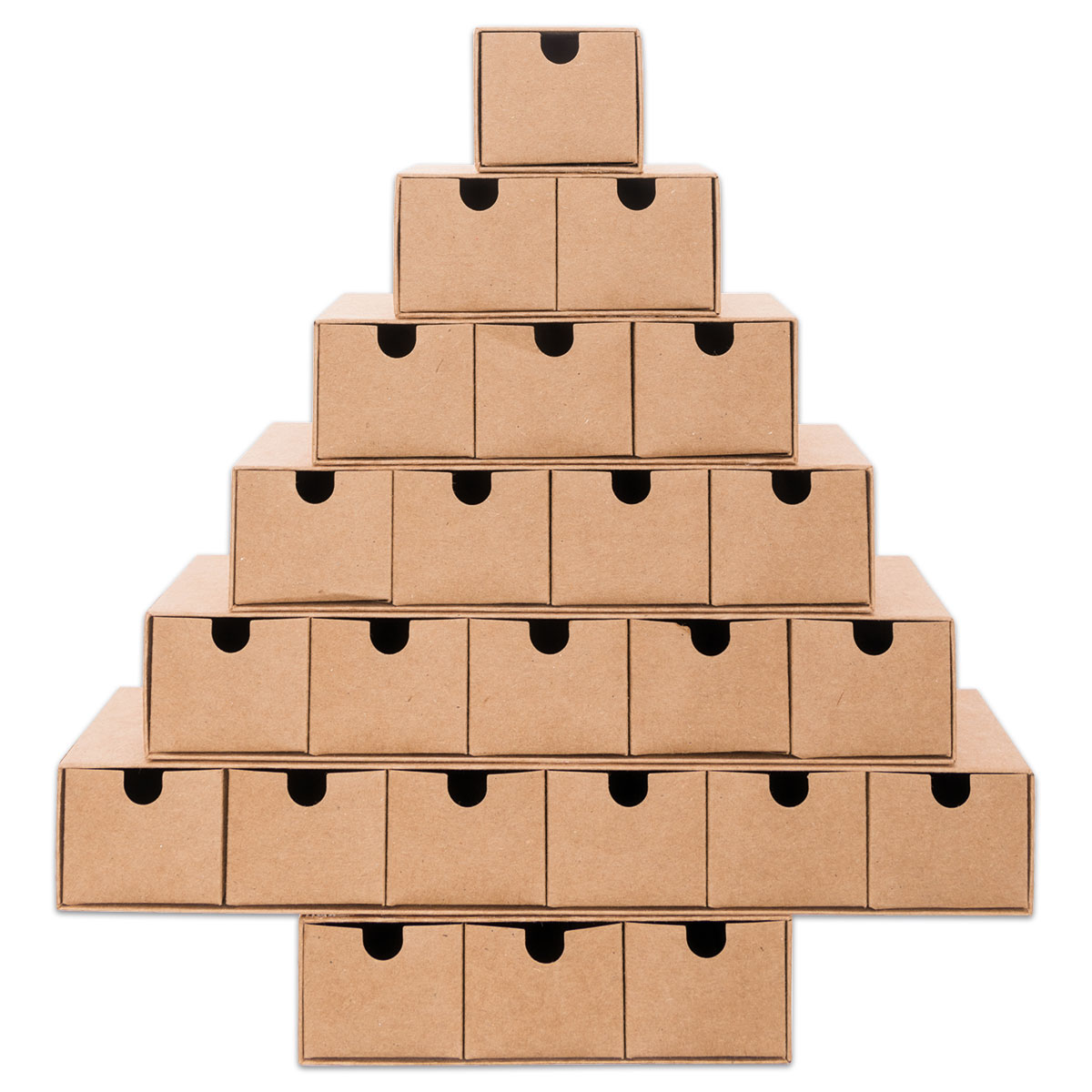 Adventskalender Tannenbaum 31x32,5x6cm