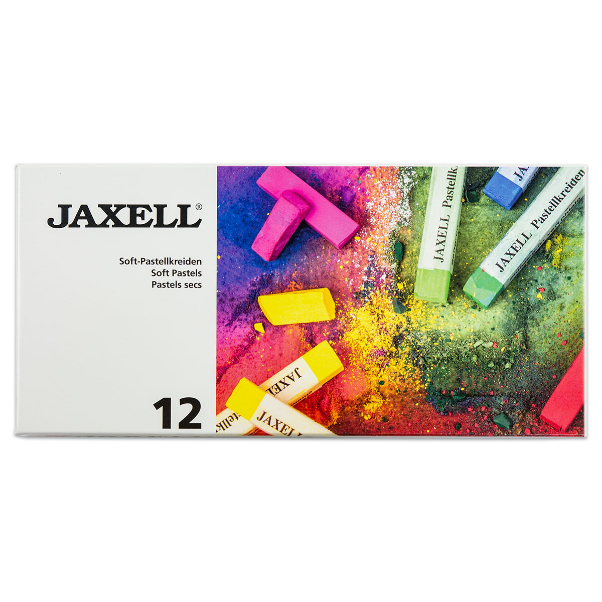 Jaxell Soft-Pastellkreiden 10x10x64mm 12 St.