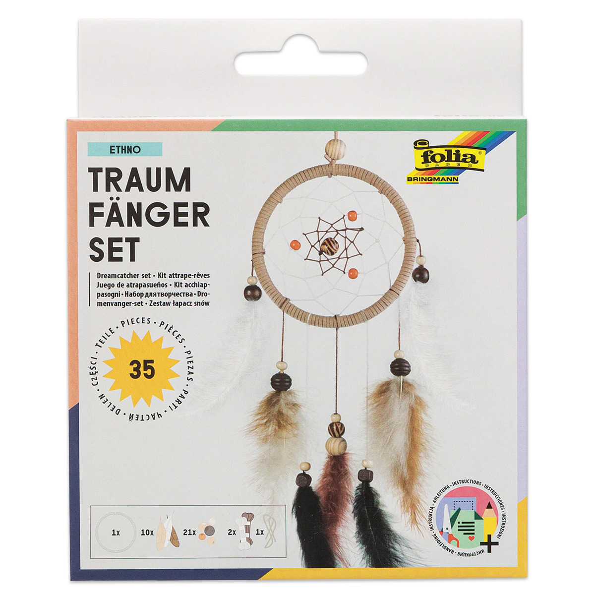 Traumfänger-Set Ethno 35-teilig
