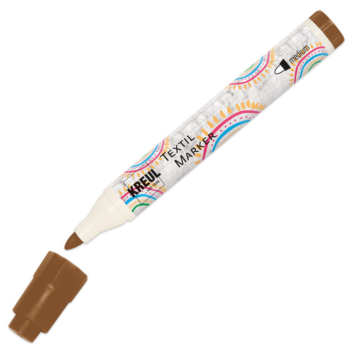 KREUL Textil Marker medium braun