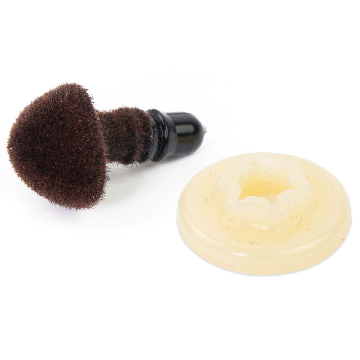 Tiernase braun 12mm