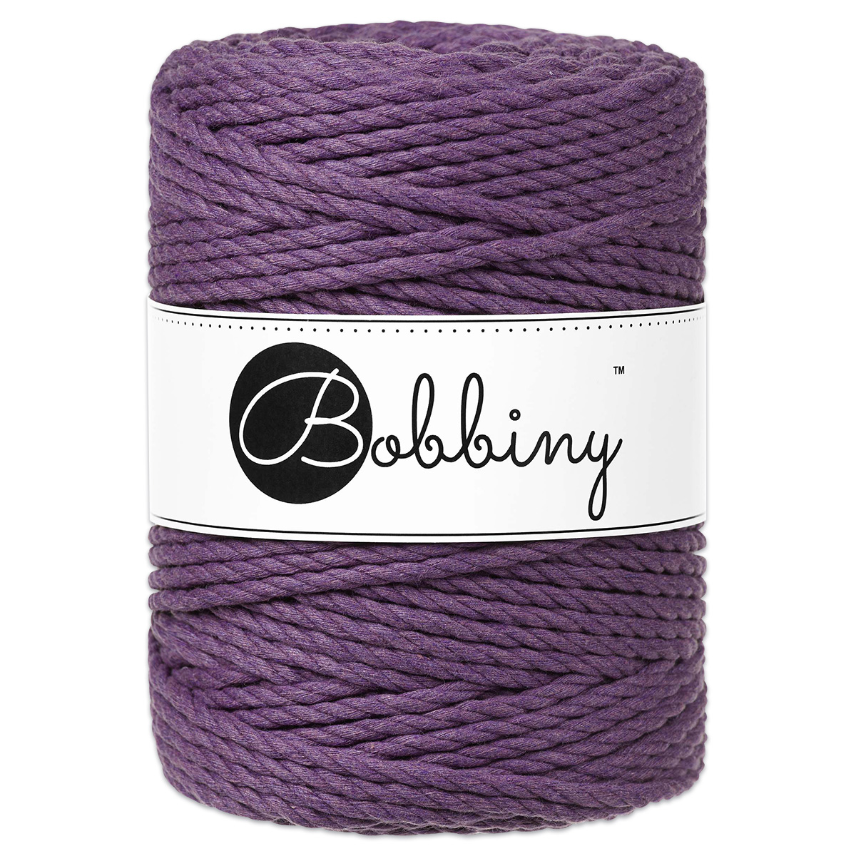 Bobbiny 3PLY Makramee-Kordel Ø5mm warm violett