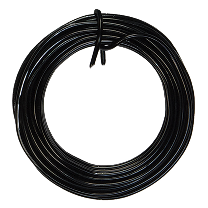 Aludraht 2mm 5m schwarz
