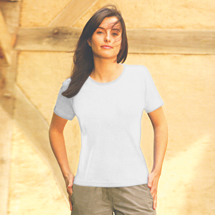 Damen T-Shirt weiß Größe S