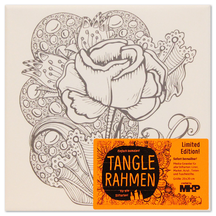 57702018qqY7je0WVYR0D Tangle-Keilrahmen 20x20x2cm Rose