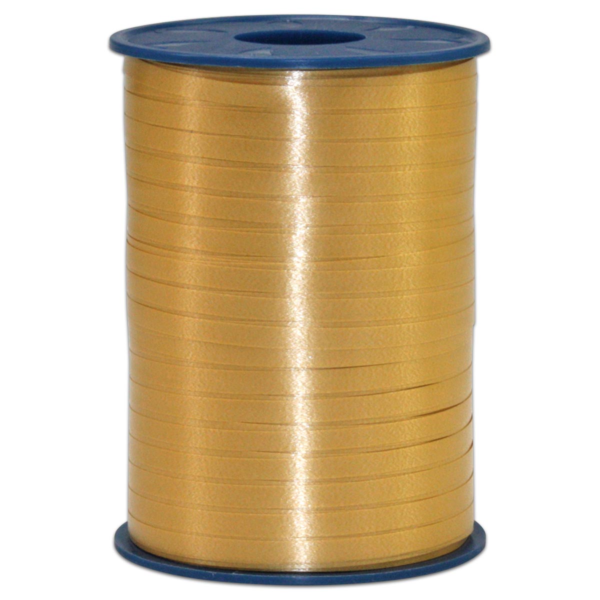 Kräuselband Kunststoff 5mm 500m gold
