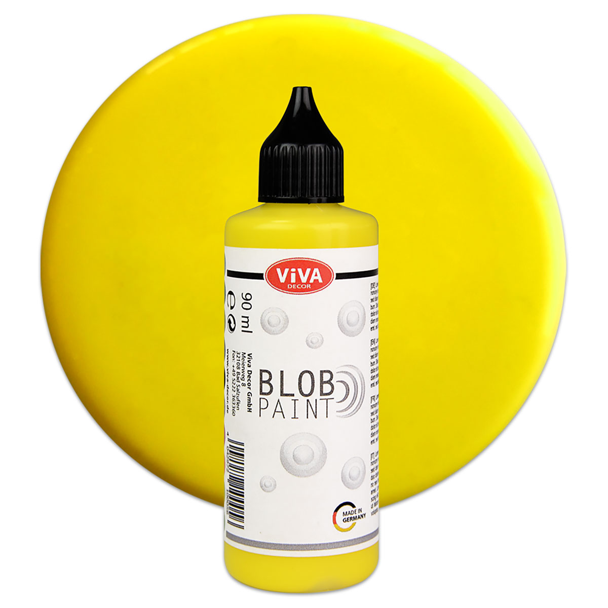 Viva Blob Paint Acrylfarbe 90ml gelb