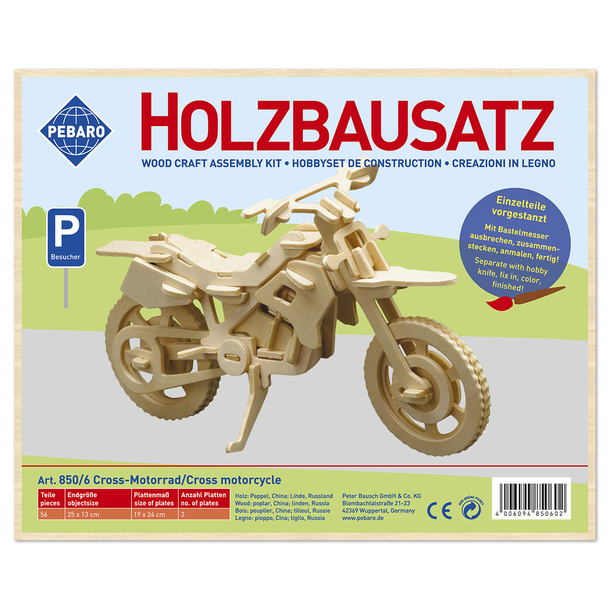 58700856_1y6ScphFylHZCP Holzbausatz Cross-Motorrad 56 Teile