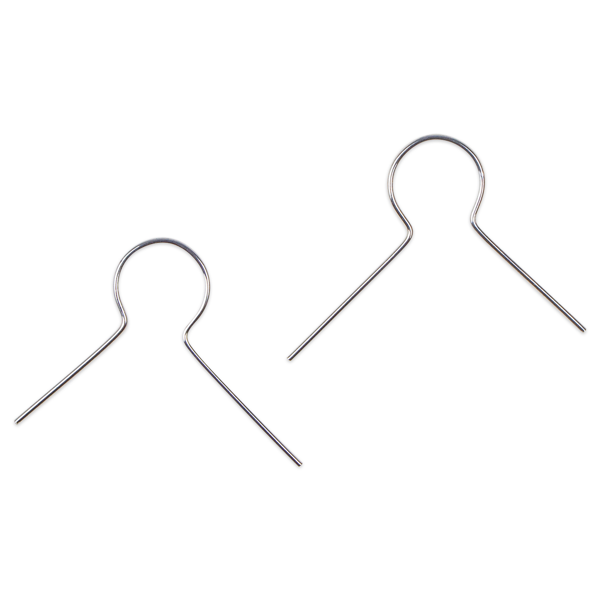 Aufhänger/Eingießösen Metall 100 St. platinfarben