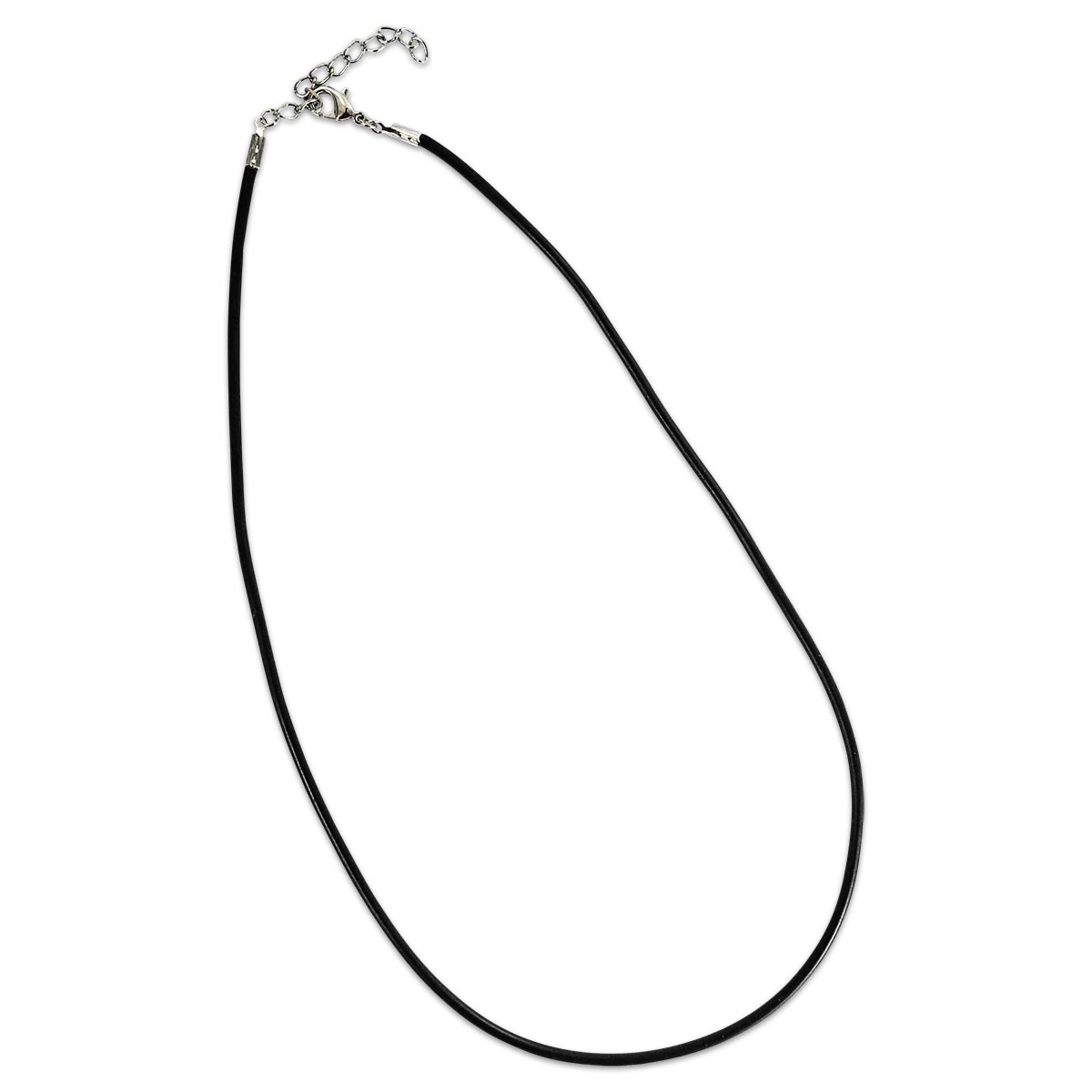 PVC-Collier 2mm ca. 45cm schwarz