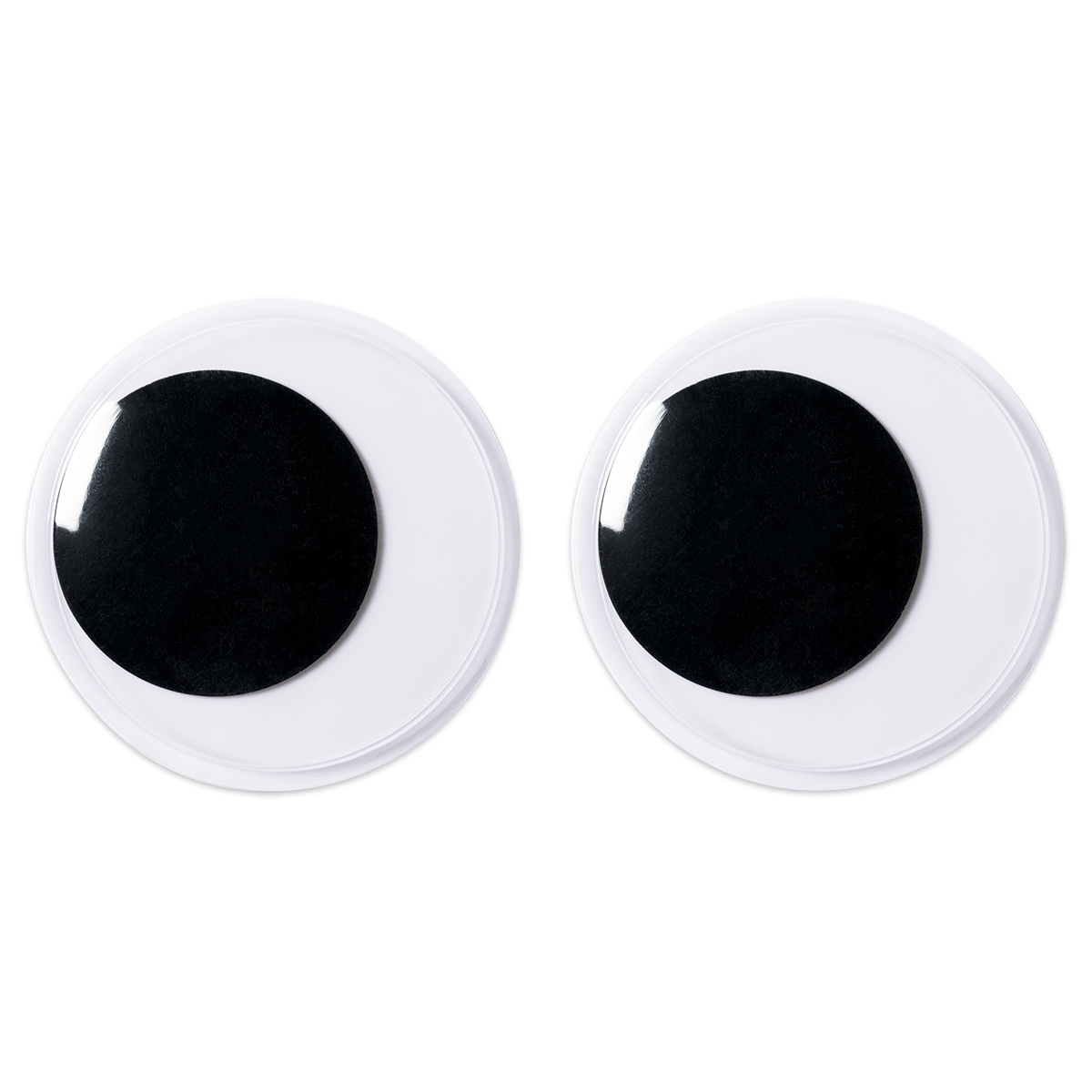 Wackelaugen Ø 50mm 2 St. selbstklebend schwarz/weiß