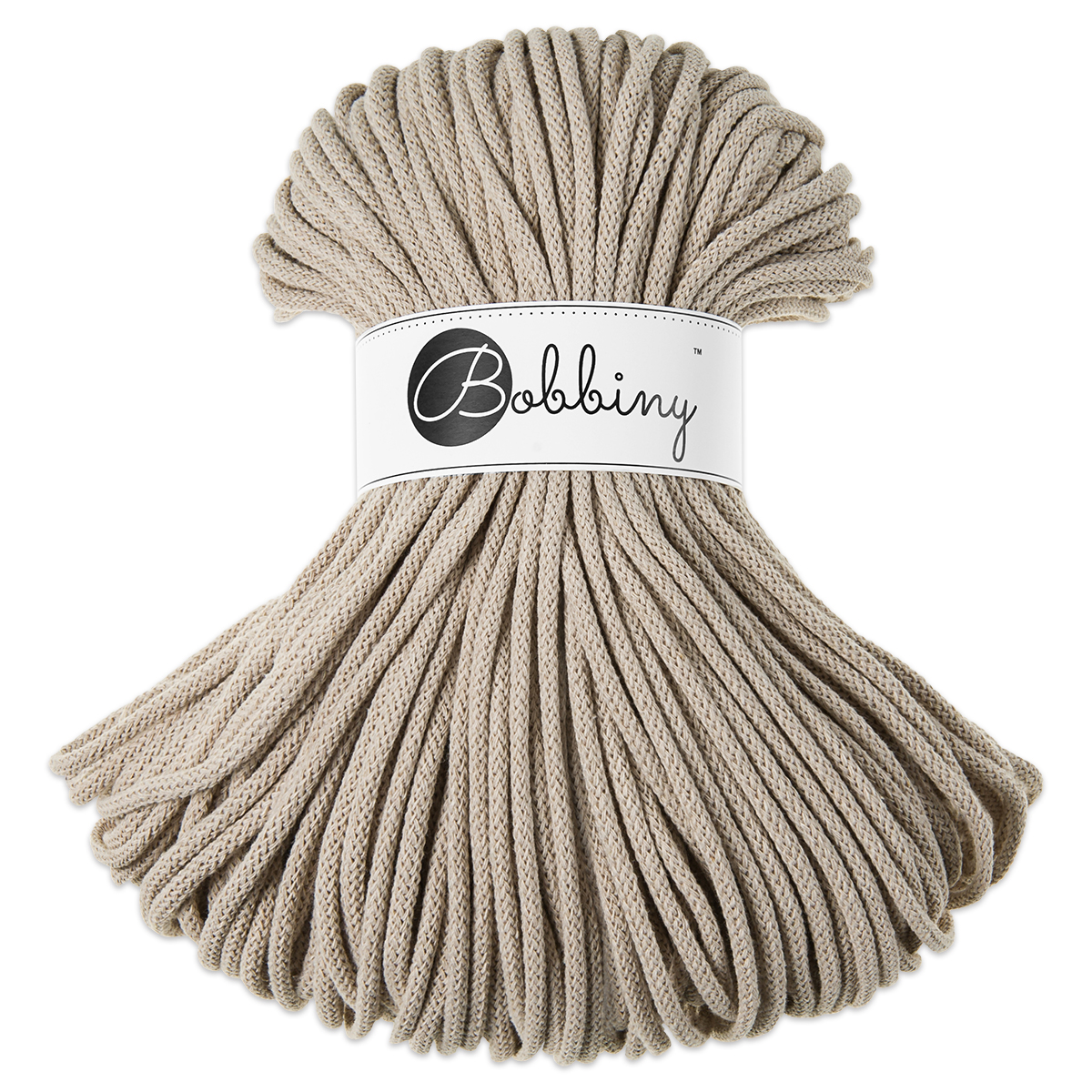 Bobbiny Rope-Garn Premium Ø 5mm beige