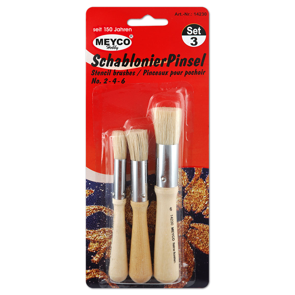 50214230_1 Schablonierpinsel Gr. 2/4/6 3er-Set