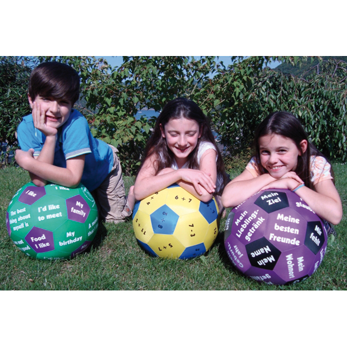 53909011_1 Lernspielball Ø 35cm Uhrzeiten