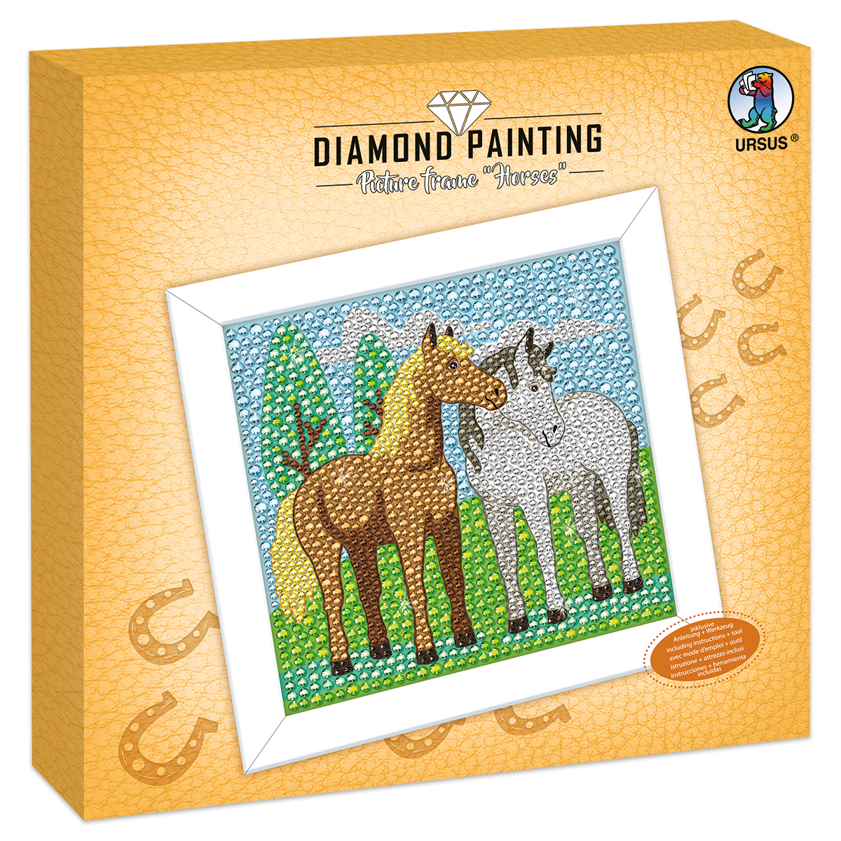 Diamond Painting Picture Frame Horses