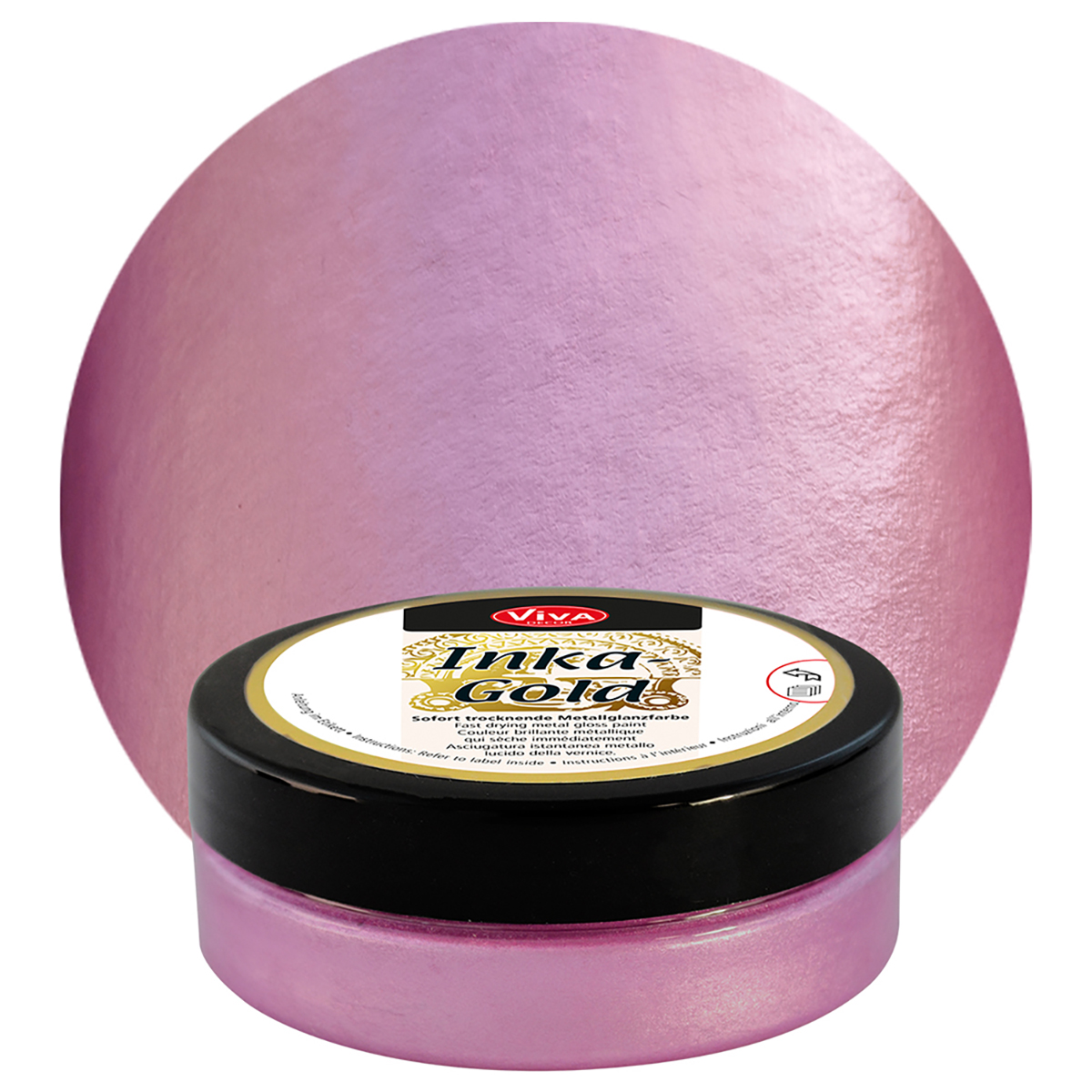 Inka-Gold Dekorfarbe pastös 62,5g magenta