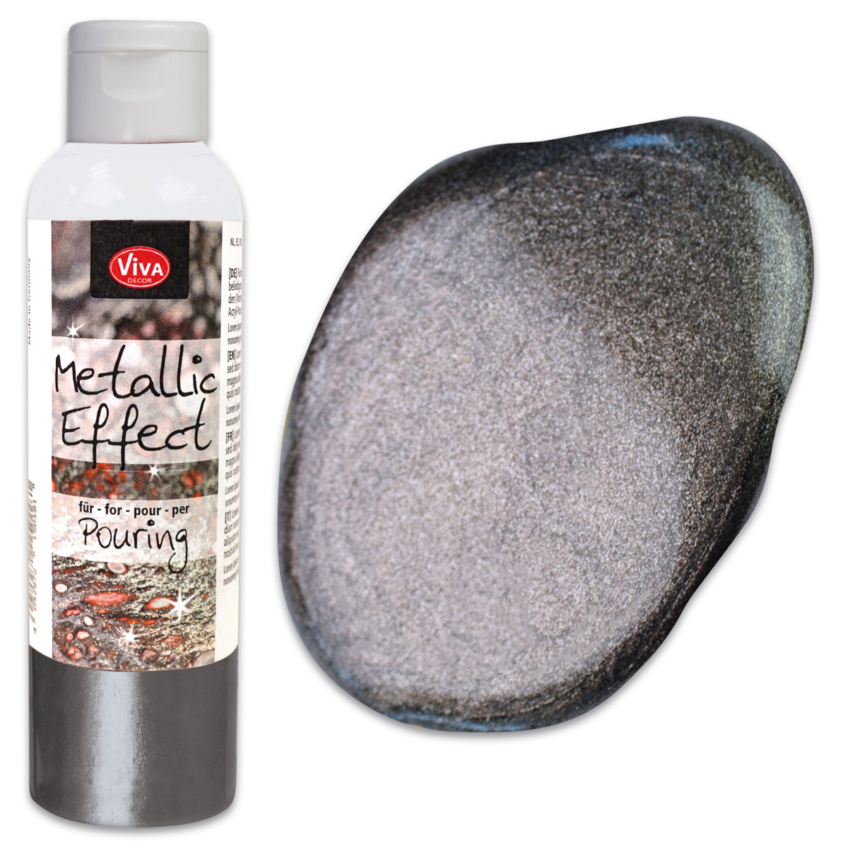 Metallic Effect für Pouring 120ml stahl