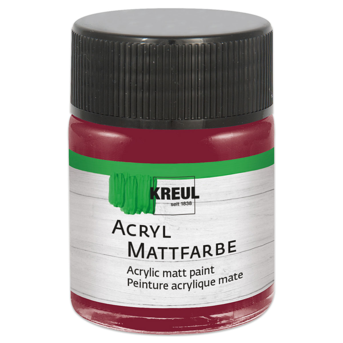 KREUL Acryl-Mattfarbe 50ml weinrot