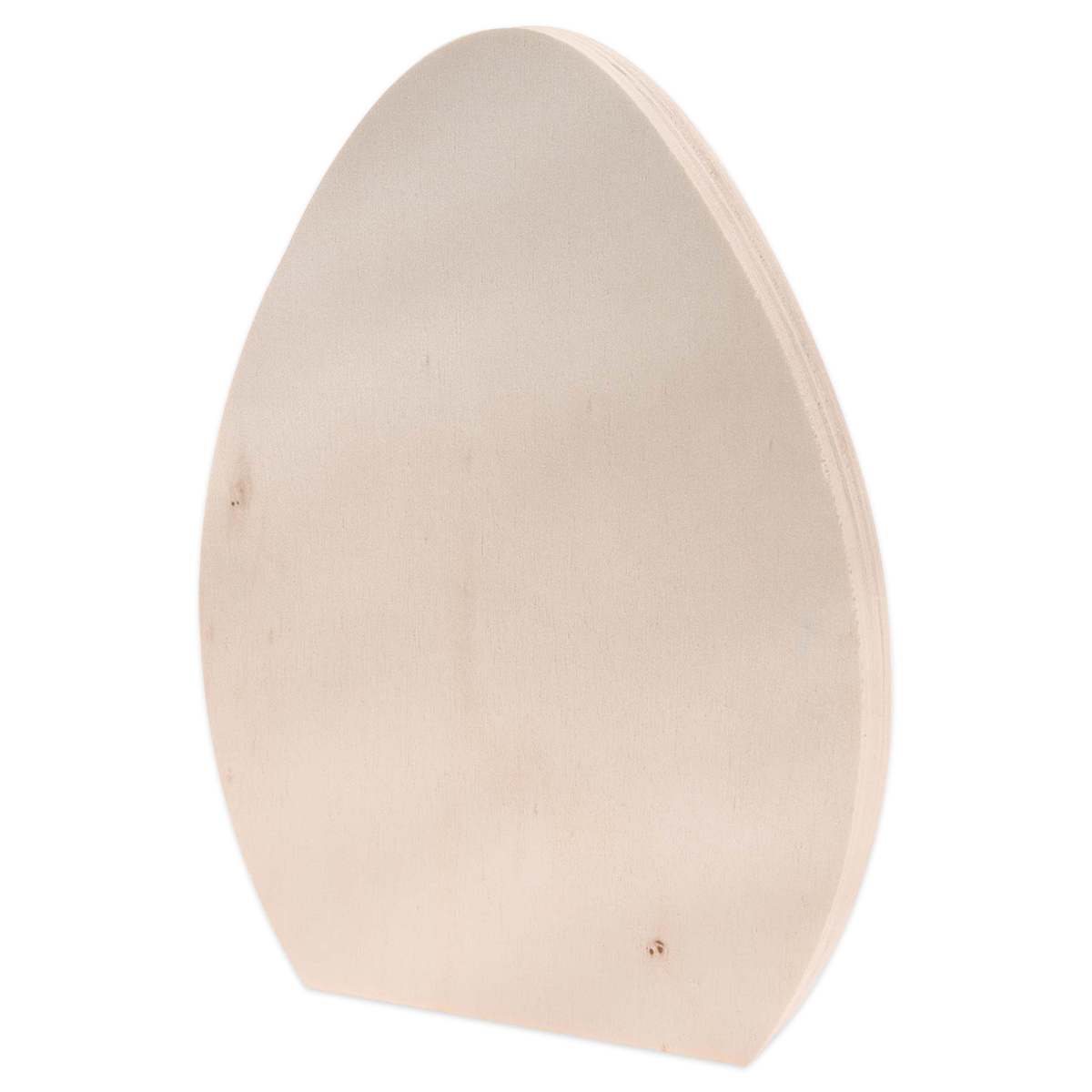 Holzei flach 17x12,5x1,5cm natur