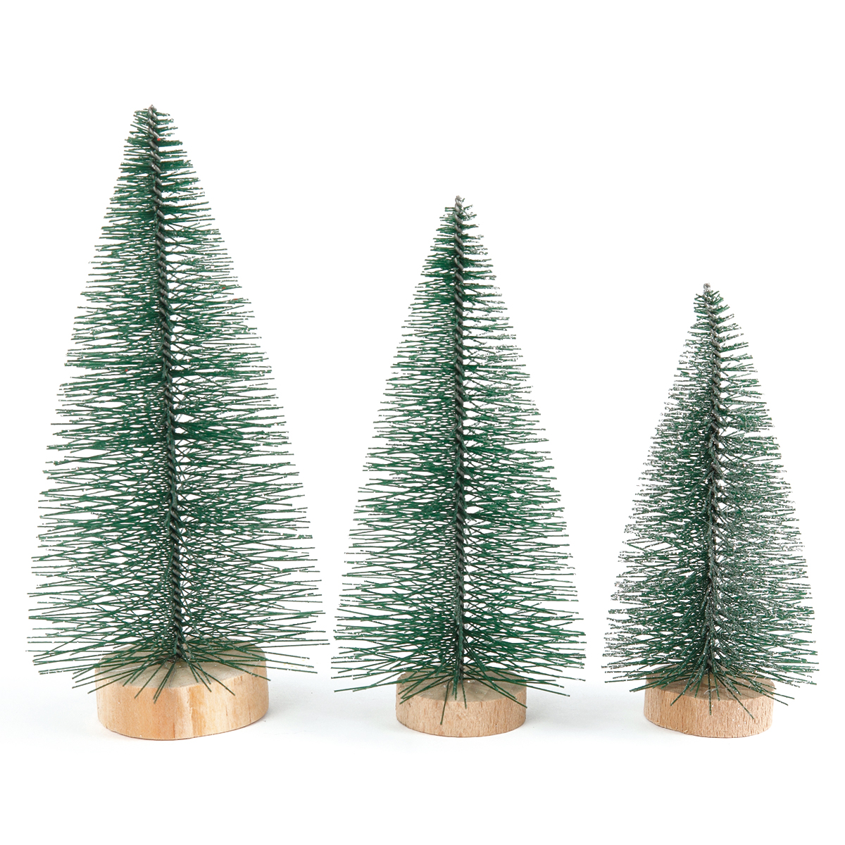 Weihnachtsbäume 10/13/14 cm 3er Set