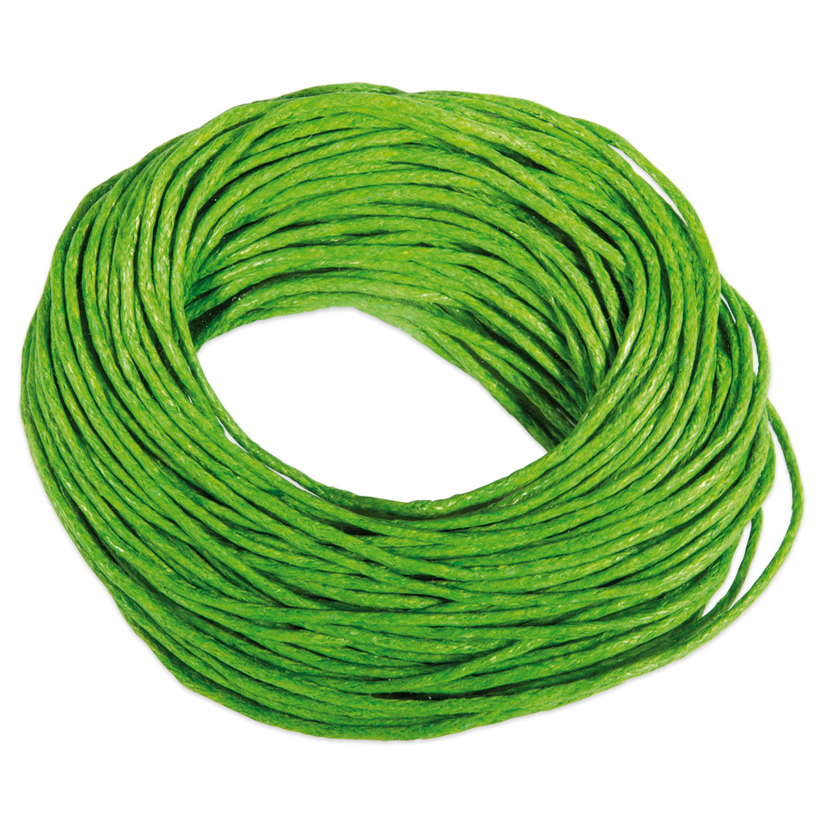 Kordel gewachst 1mm 10m grün