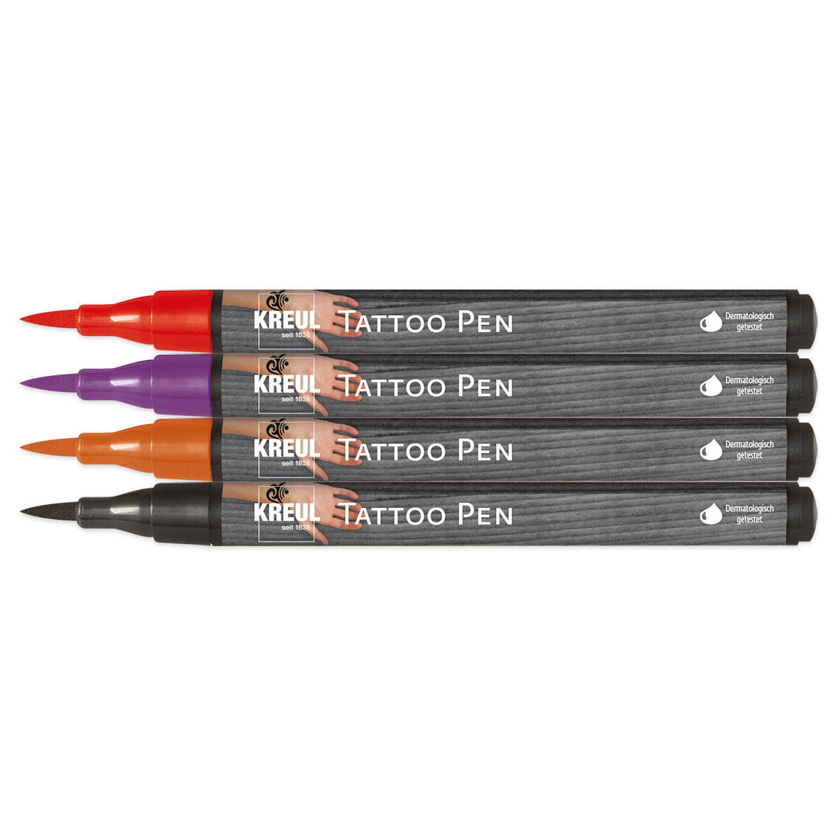 KREUL Tattoo-Pen-Set 4 St./Farben KREUL Tattoo-Pen-Set 4 St./Farben