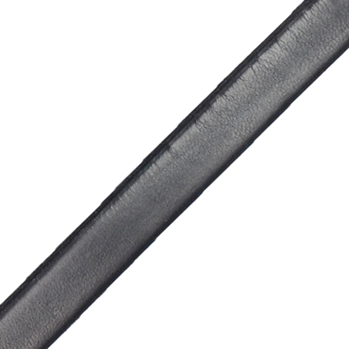 Lederband flach 2mm 1x50cm schwarz