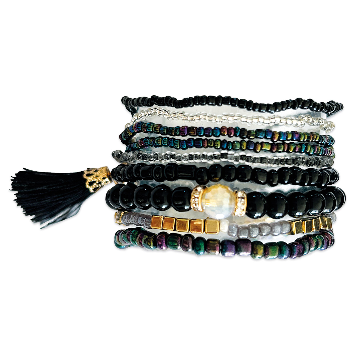 DIY Armbänder-Set schwarz